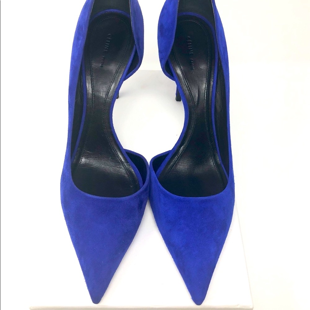 Celine Pointy Lamb Suede Pumps (Brand New) - Picture 3 of 7